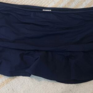Lands' End Women's Navy Swim Bikini Bottom